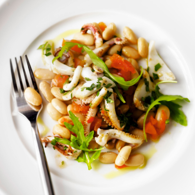 theo-randalls-pan-fried-squid-with-cannellini-beans