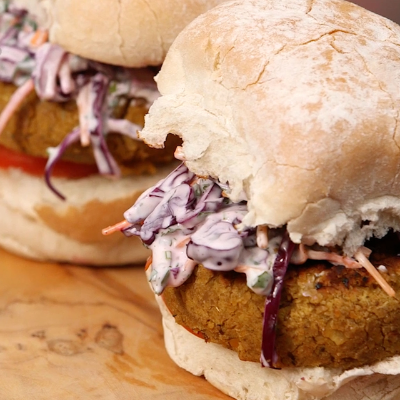 anjum-anand-s-chick-pea-burgers-with-purple-coleslaw