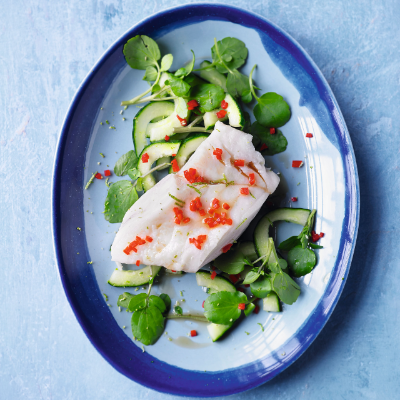 steamed-cod-with-watercress-salad