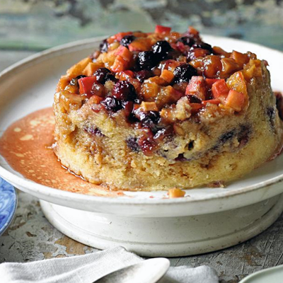 blueberry-and-apple-steamed-sponge-pud