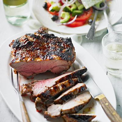 butterflied-lamb-with-fig-glaze-and-greek-salad