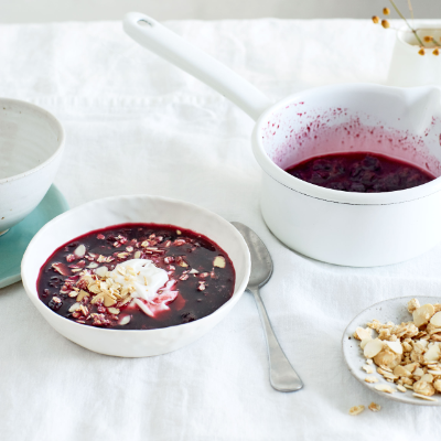 blueberry-soup-with-yogurt-and-toasted-oats