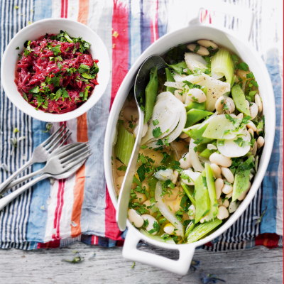 braised-fennel-with-beans-and-beetroot-relish