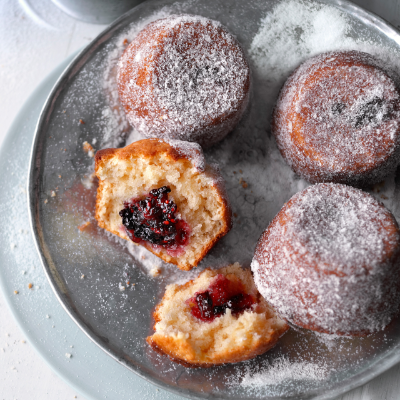 blackberry-doughnut-muffins