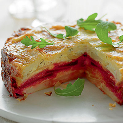 cheese-and-potato-bake-with-beetroot-and-horseradish