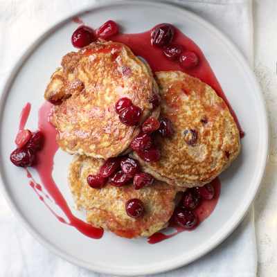 cranberry-ricotta-pancakes