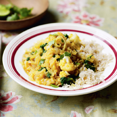 cauliflower-and-spinach-dhal