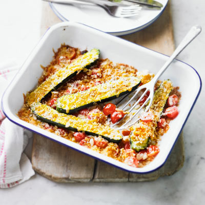 courgettes-with-crunchy-cheese-topping