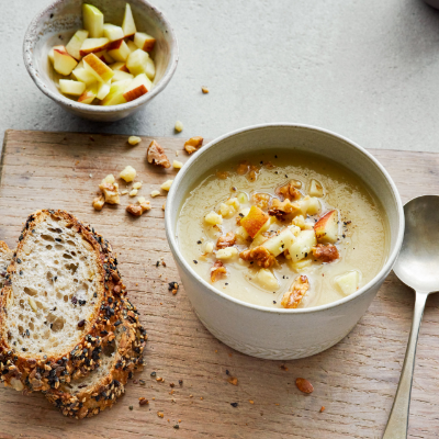 celeriac-soup-with-cheddar-apple-and-walnuts