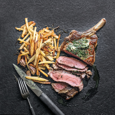 seared-cte-de-boeuf-with-herb-butter