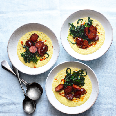 creamed-corn-with-spinach-and-chorizo