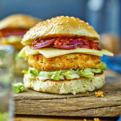 crispy-baked-tofu-burgers-with-cheese-spicy-salsa