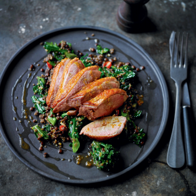 caramelised-duck-breasts-with-puy-lentils-broccoli-orange
