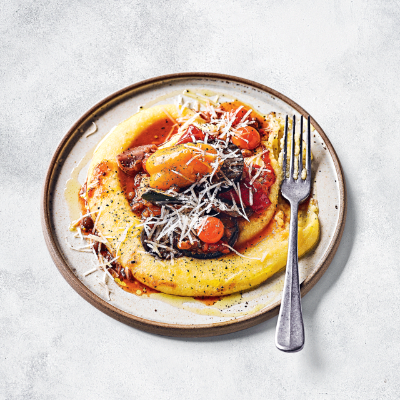 chargrilled-vegetable-lentil-stew-with-cheesy-polenta