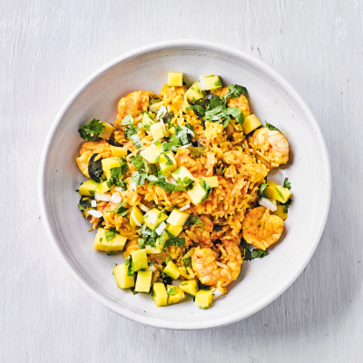 curried-prawn-rice-with-coconut-mango