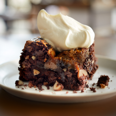 chocolate-brownies-with-caramel-and-hazelnuts
