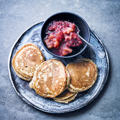 drop-scones-with-apple-berry-fruit-compote