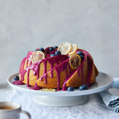 elderflower-and-lemon-bundt-cake-with-blueberry-glaze
