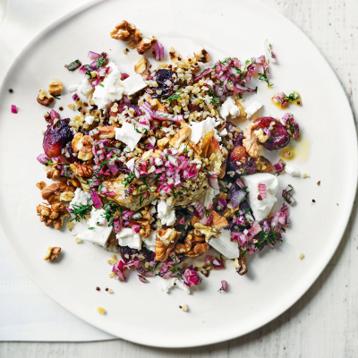 fennel-with-grapes-feta-grains-dill