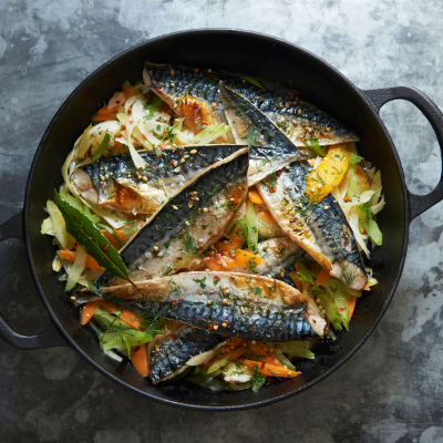 grilled-mackerel-and-soused-vegetables