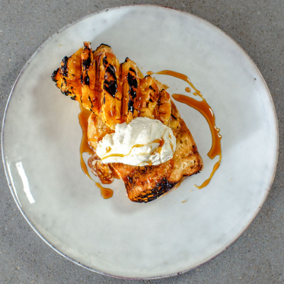 grilled-pineapple-with-toasted-brioche