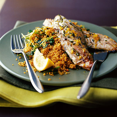 herby-lemon-mackerel-with-tomato-and-onion-couscous