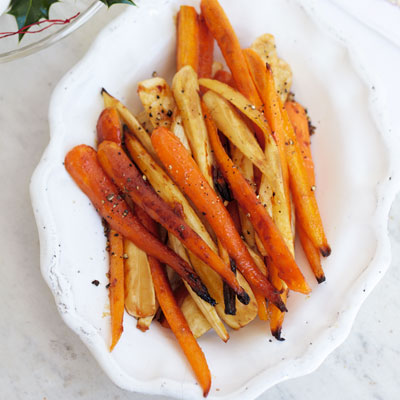 Honey-Roasted Carrots And Parsnips