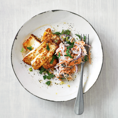 halloumi-with-carrot-coleslaw