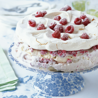iced-meringue-gateau-with-raspberries-and-cassis