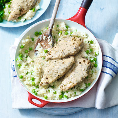 italian-style-herby-chicken-with-creamy-risotto