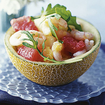 mini-melon-medley-with-prawns-in-a-ginger-dressing