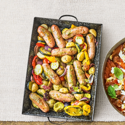 mediterranean-vegetable-sausage-sizzle