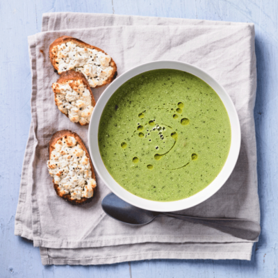 minted-pea-soup-with-feta-croutons