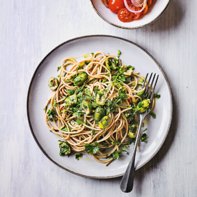 nocellara-olive-gremolata-spaghetti