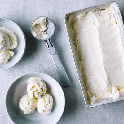 no-churn-lime-and-ginger-ice-cream