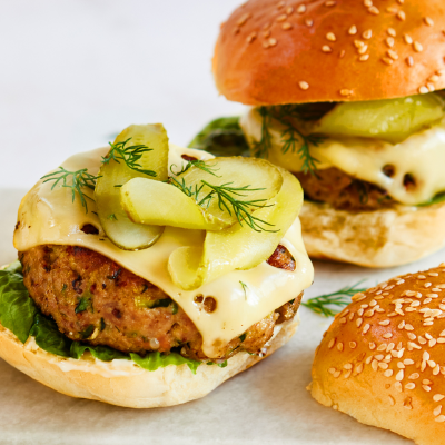 pork-courgette-and-dill-burgers