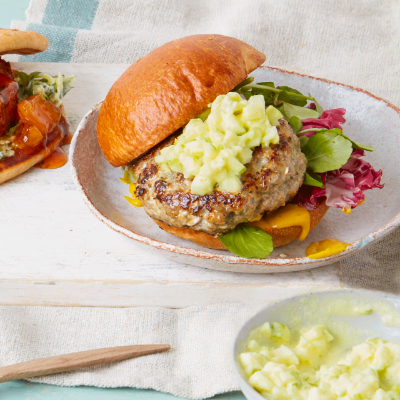 pork-and-herb-burgers-with-apple-slaw