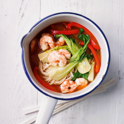 prawns-with-braised-udon-noodles