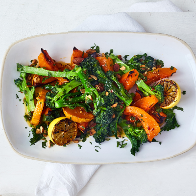 purple-sprouting-broccoli-and-squash-salad-with-chilli-butter