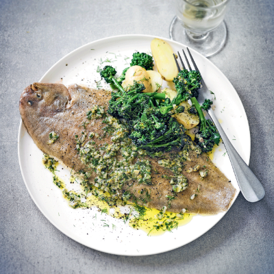 pan-fried-sole-with-purple-sprouting-broccoli-caper-butter-sauce