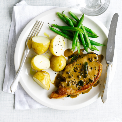 pork-chops-with-peppercorn-and-worcestershire-sauce-cream