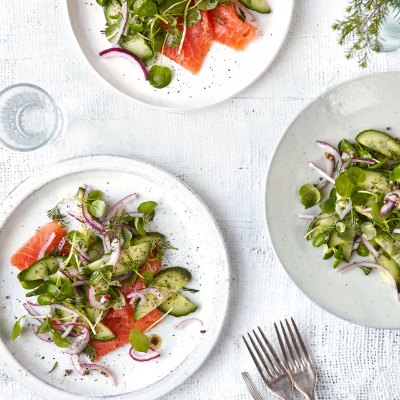 quick-pickled-cucumber-dill-and-mustard-seed-salad-with-smoked-salmon