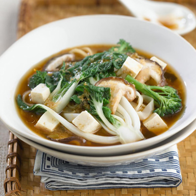 rice-noodle-soup-with-mushrooms-pak-choi-and-tenderstem-broccoli