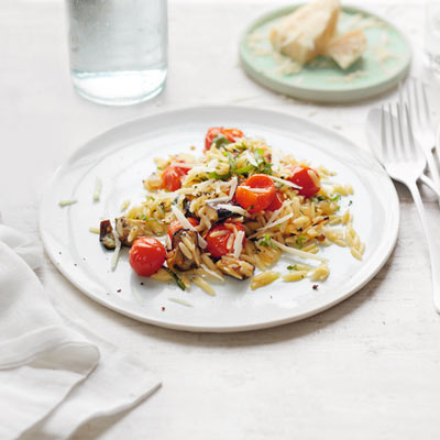 roasted-aubergine-with-orzo-and-basil