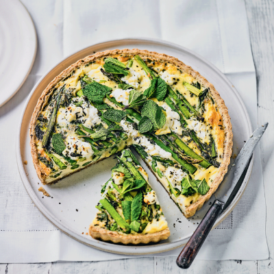 ricotta-asparagus-mint-goat-s-cheese-tart-with-wholemeal-pastry