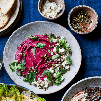 roast-beetroot-houmous-with-feta-and-pumpkin-seeds