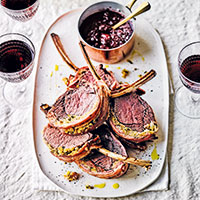rosemary-stuffed-rack-of-venison-with-forest-fruit-compote