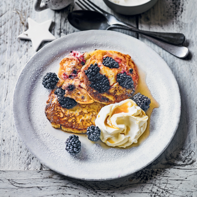 diana-henrys-curd-cheese-pancakes-with-cider-syrup-blackberries