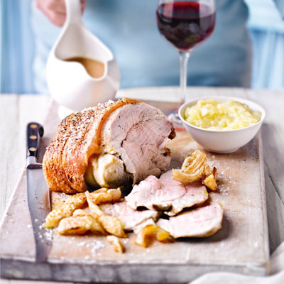 Roast Pork With Perfect Crackling And Apple Sauce