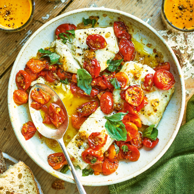 roast-cod-with-cherry-tomatoes-basil-with-bonus-soup-course